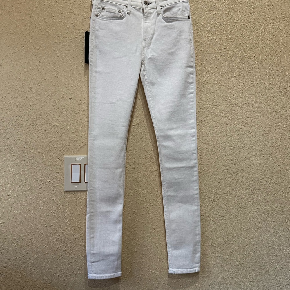 Rag & Bone Skinny White Jeans